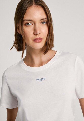 balts Pepe Jeans T-Krekls