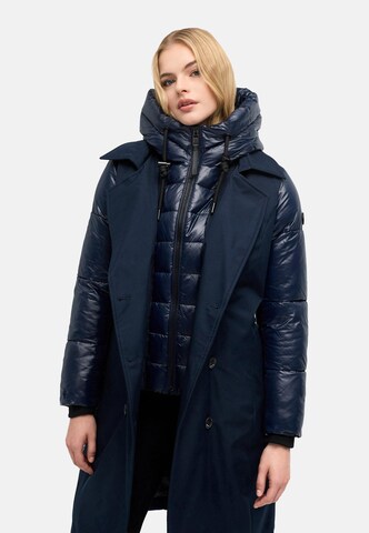NAVAHOO Winter coat 'City-Glow 14' in Blue