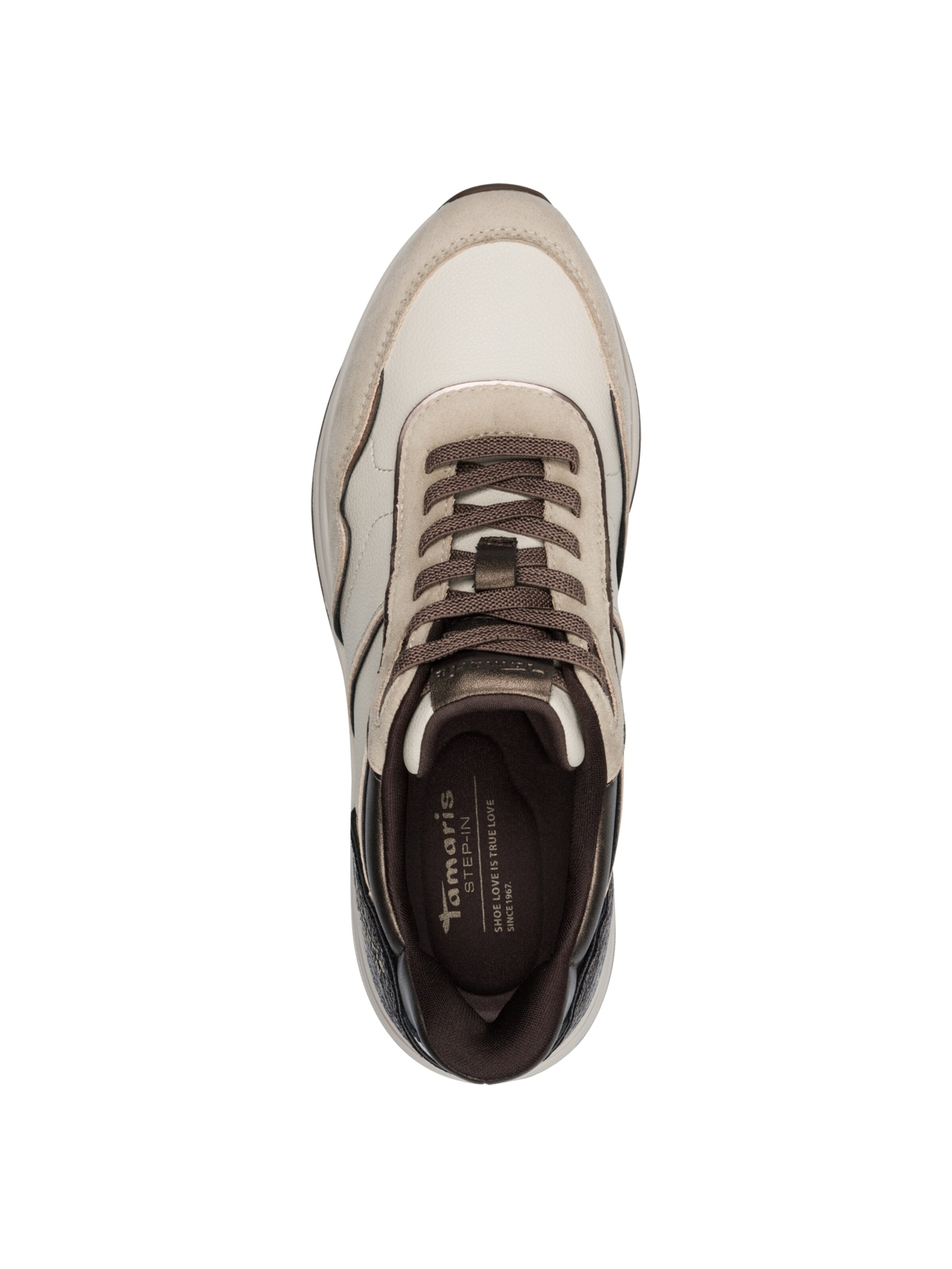 Baskets basses Tamaris en beige