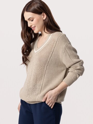 Quiosque Sweater '6UF001' in Beige