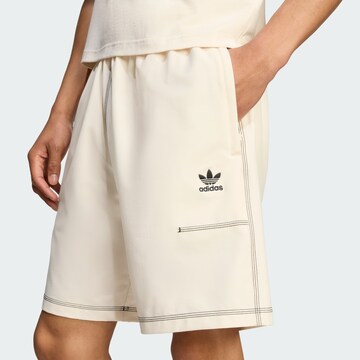 ADIDAS ORIGINALS Loose fit Trousers 'Essentials' in White