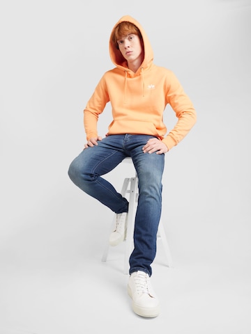ALPHA INDUSTRIES Regular Fit Sweatshirt in Orange