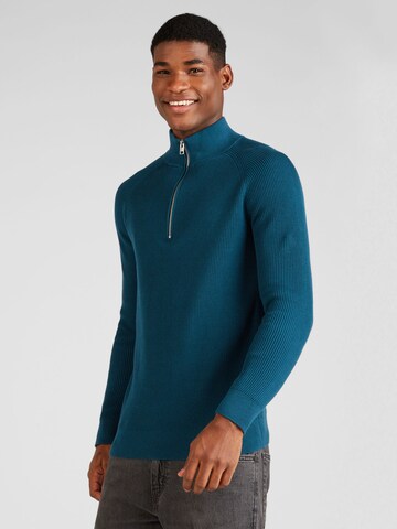 s.Oliver Sweater in Blue: front