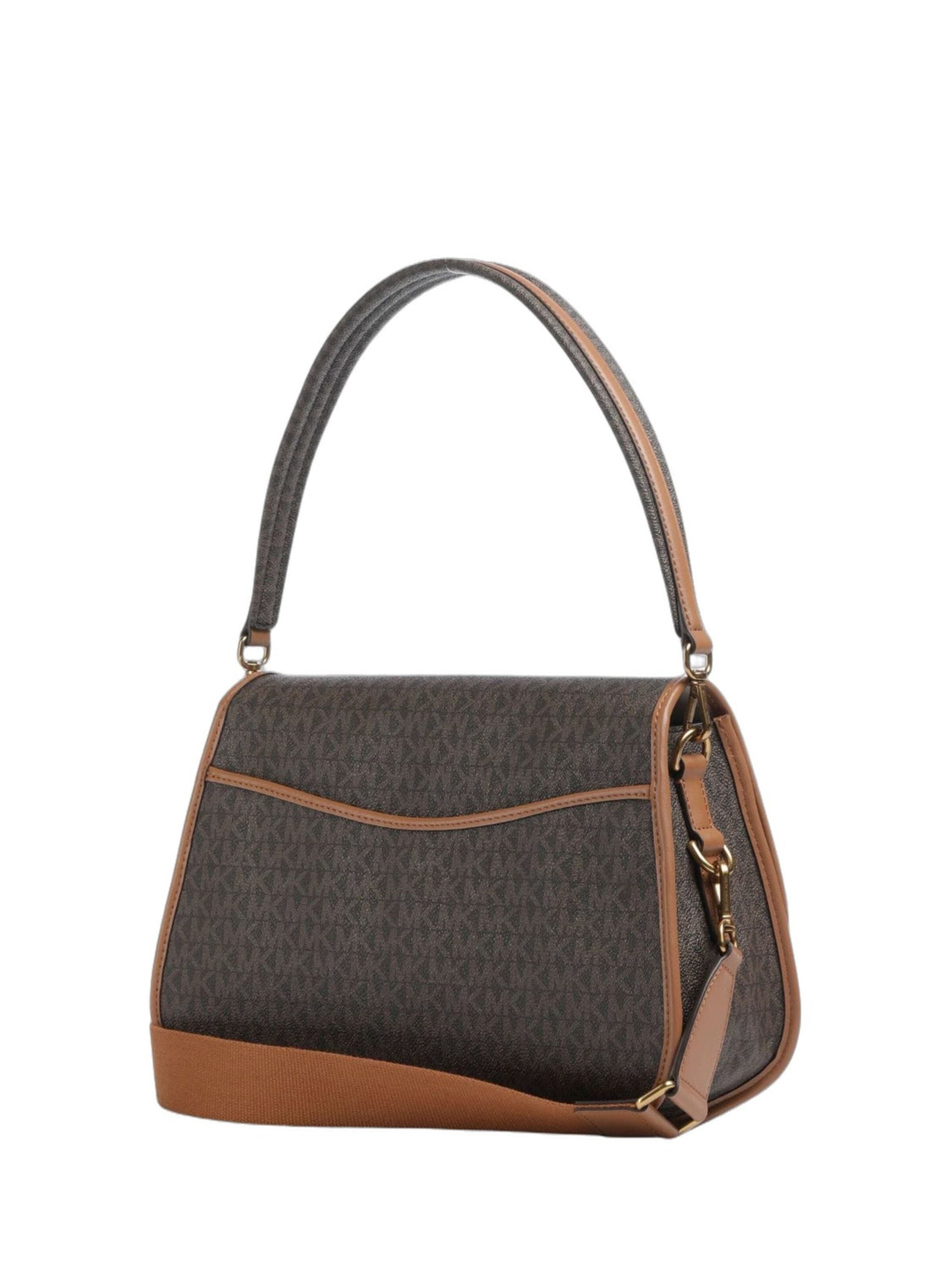 MICHAEL Michael Kors Torba za čez ramo 'Holmes' | rjava barva