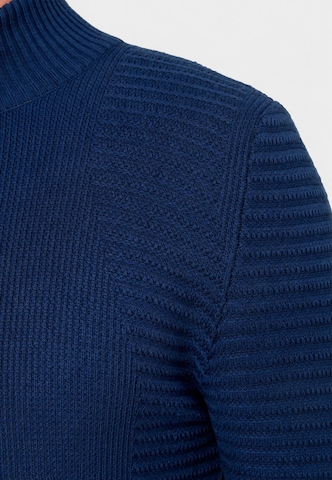 Rusty Neal Gebreid vest in Blauw