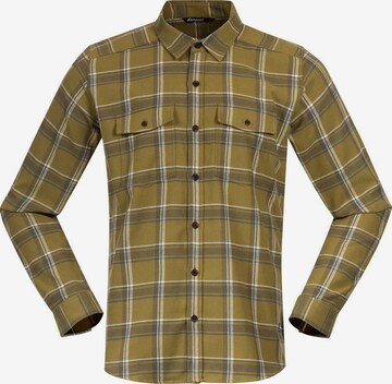 Bergans Regular fit Athletic Button Up Shirt in Green: front