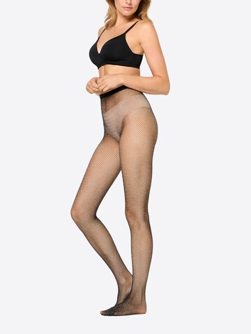 Collants ' Glitzer Netzstrumpfhose ' Nur Die en noir : devant