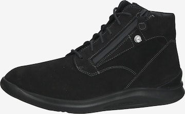 Ganter High-Top Sneakers in Black: front