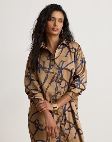 Rochie tip bluză de la Lauren Ralph Lauren pe bej