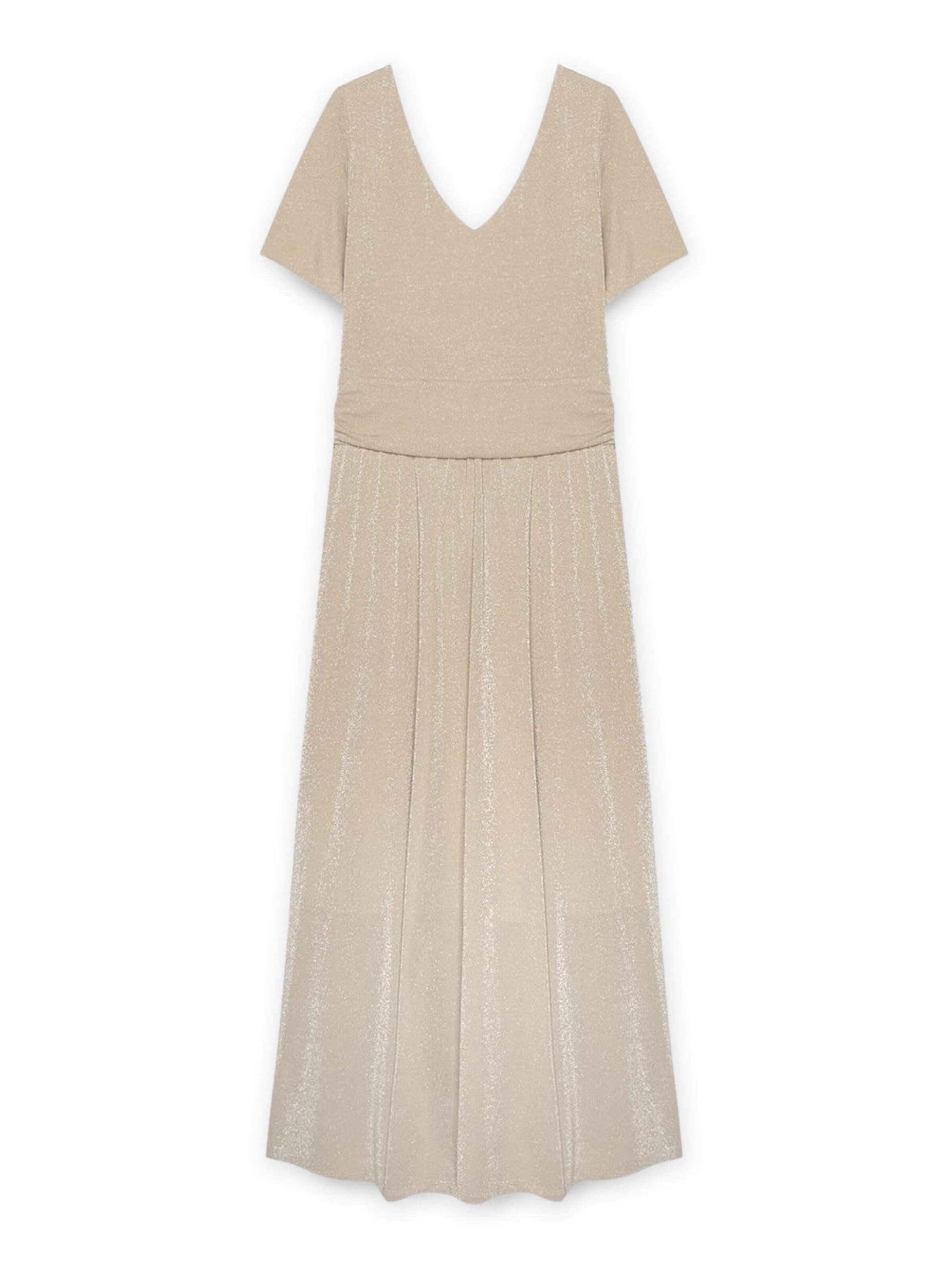 Robe Fiorella Rubino en or : devant