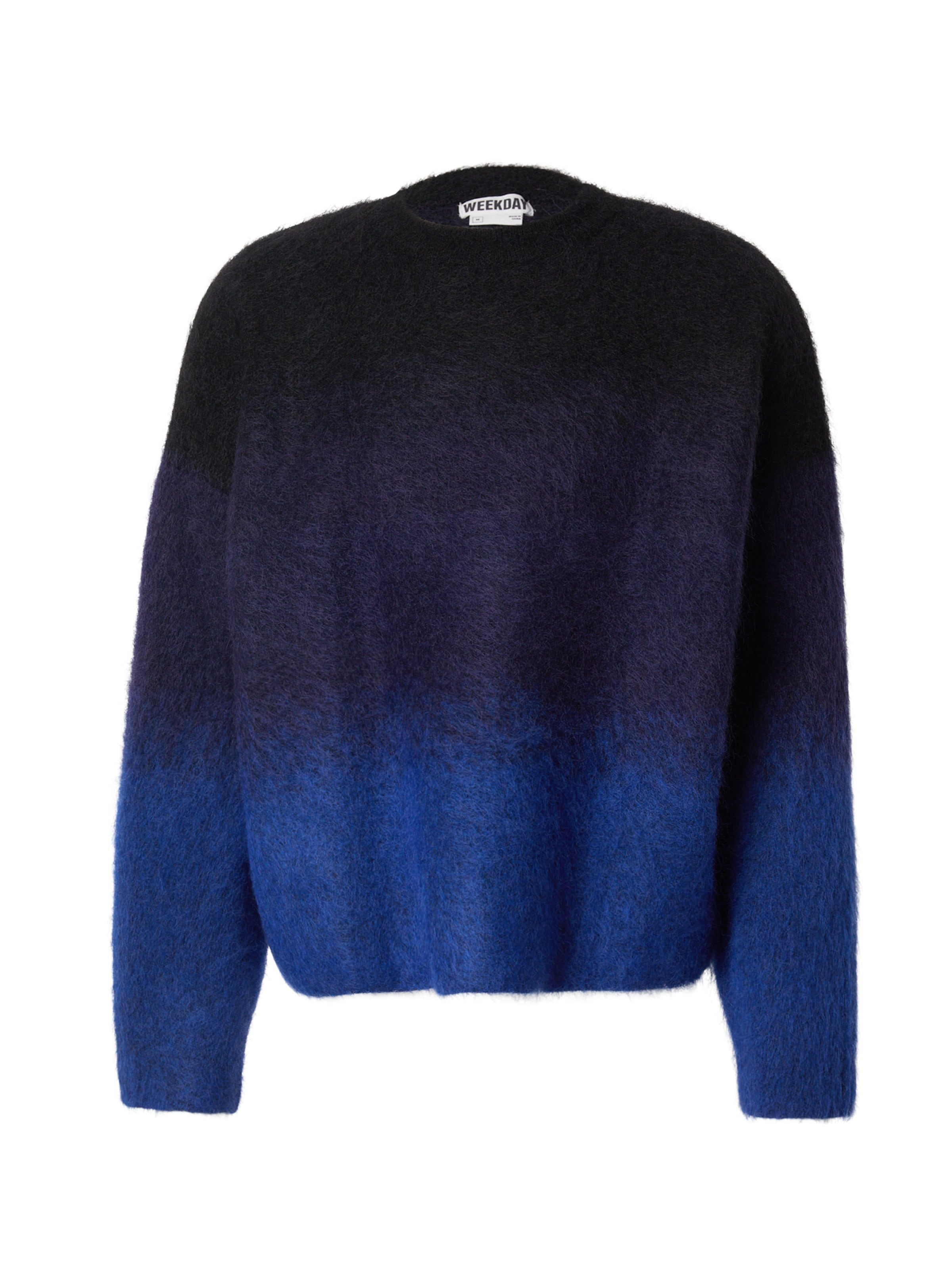 Pull-over 'Alek' WEEKDAY en bleu : devant