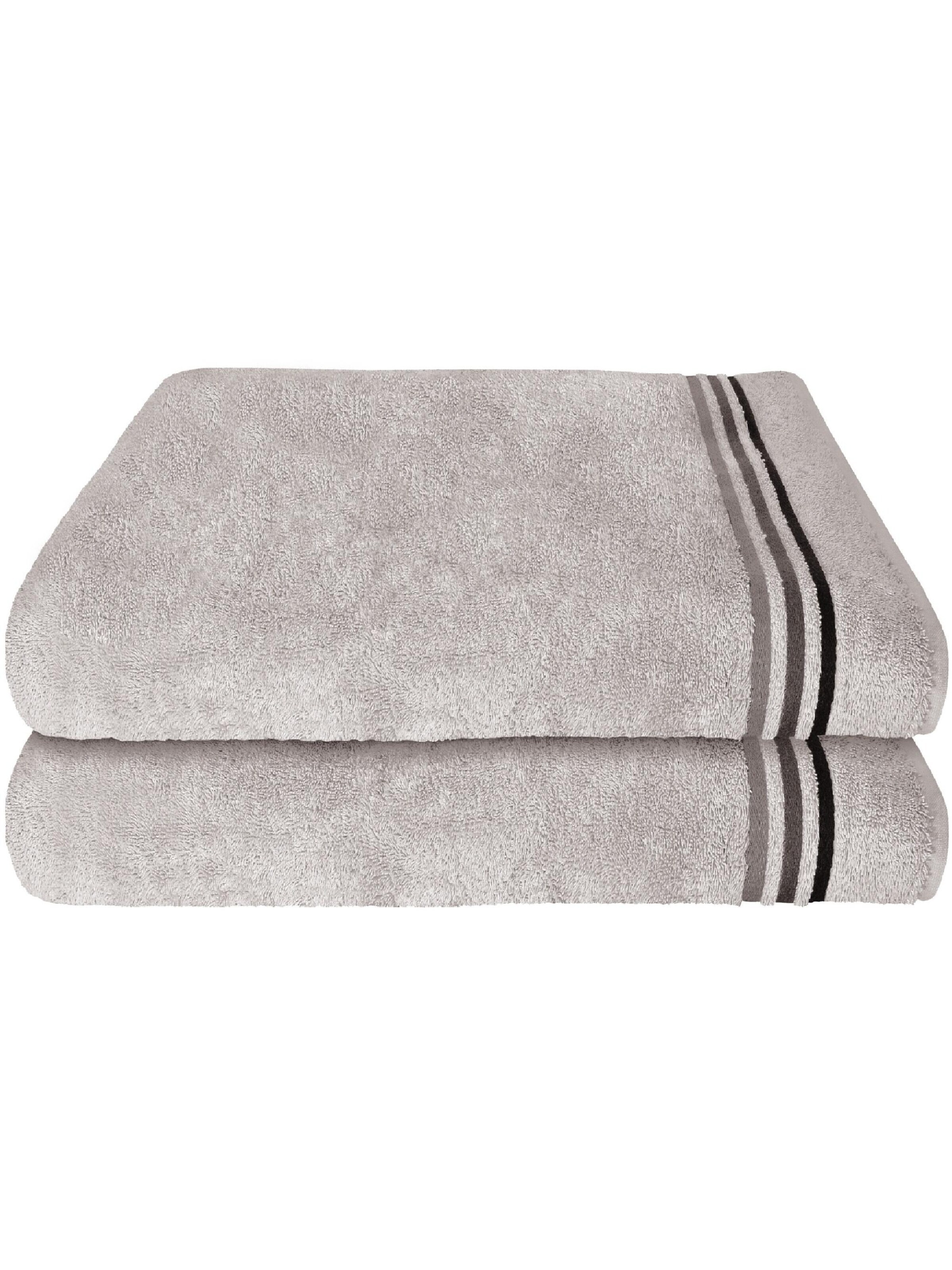SCHIESSER Duschtücher 'Skyline Color' in Grau: Vorderseite