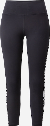 Leggings DKNY Performance pe negru / alb murdar, Vizualizare produs