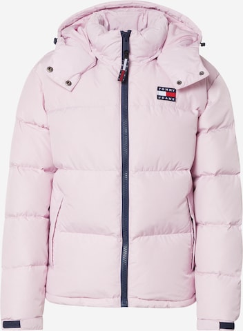 Tommy Jeans Winter Jacket 'Alaska' in Pink: front