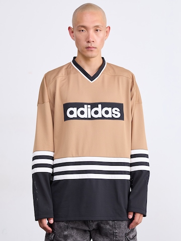 ADIDAS ORIGINALS - Camiseta 'HCKY' en marrón: frente