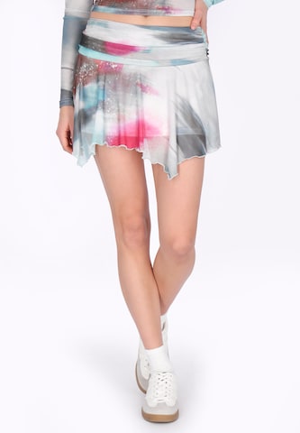 Jupe MYMO en mélange de couleurs : devant