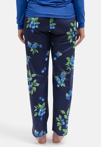 Cyberjammies - Pantalón de pijama 'Midnight Berry' en azul