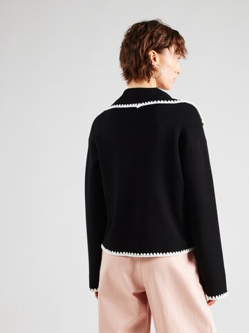 YAS Sweater 'STITCH' in Black