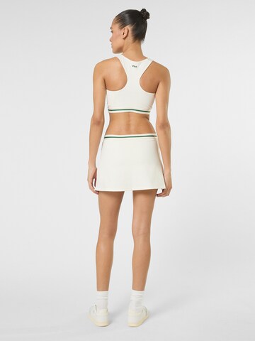 FILA - Falda 'LUNATA fitted graphic taped tennis skort' en blanco