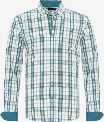 Felix Hardy Button Up Shirt in Green: front