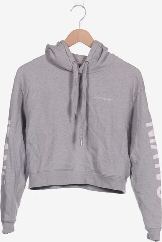 Calvin Klein Jeans Sweatshirt & Zip-Up Hoodie in M in Grey: front