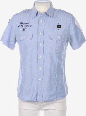 Blauer.USA Freizeithemd / Shirt / Polohemd langarm L in Blau: predná strana