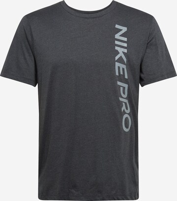 T-Shirt fonctionnel NIKE en noir : devant