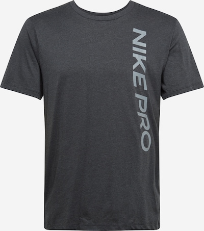 NIKE Functioneel shirt in de kleur Grijs / Zwart, Productweergave