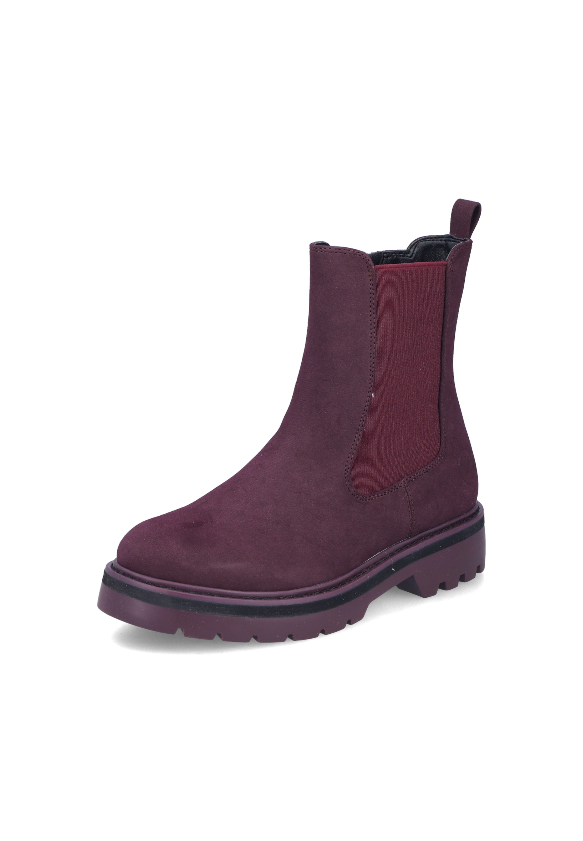 Bottines Rieker en rouge : devant