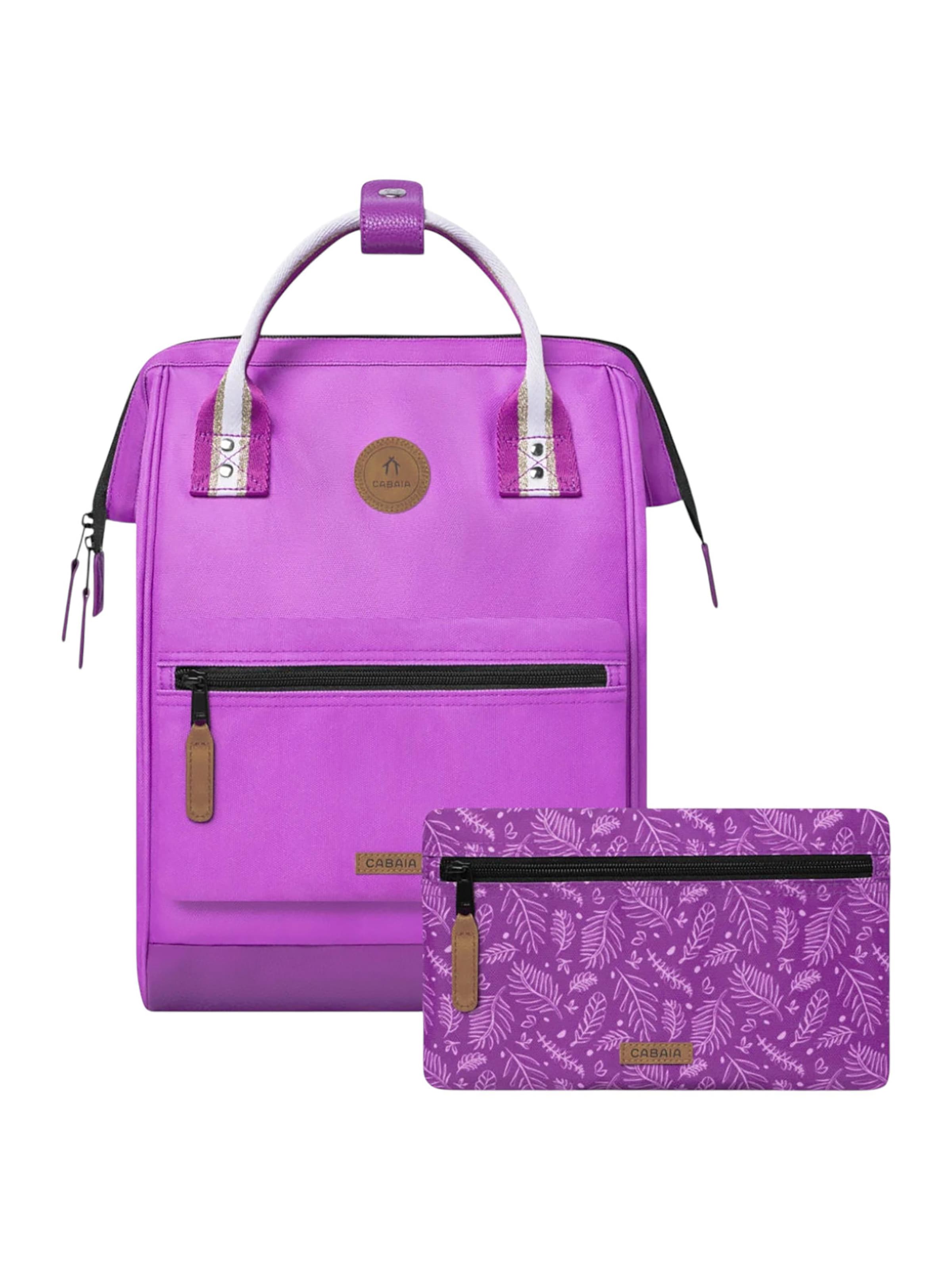 Cabaia Backpack 'Naxos M' in Purple: front
