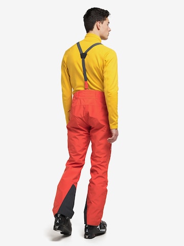 Haglöfs Slim fit Outdoor Pants 'Lumi Form' in Orange
