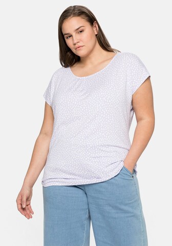 SHEEGO - Camisa em roxo: frente