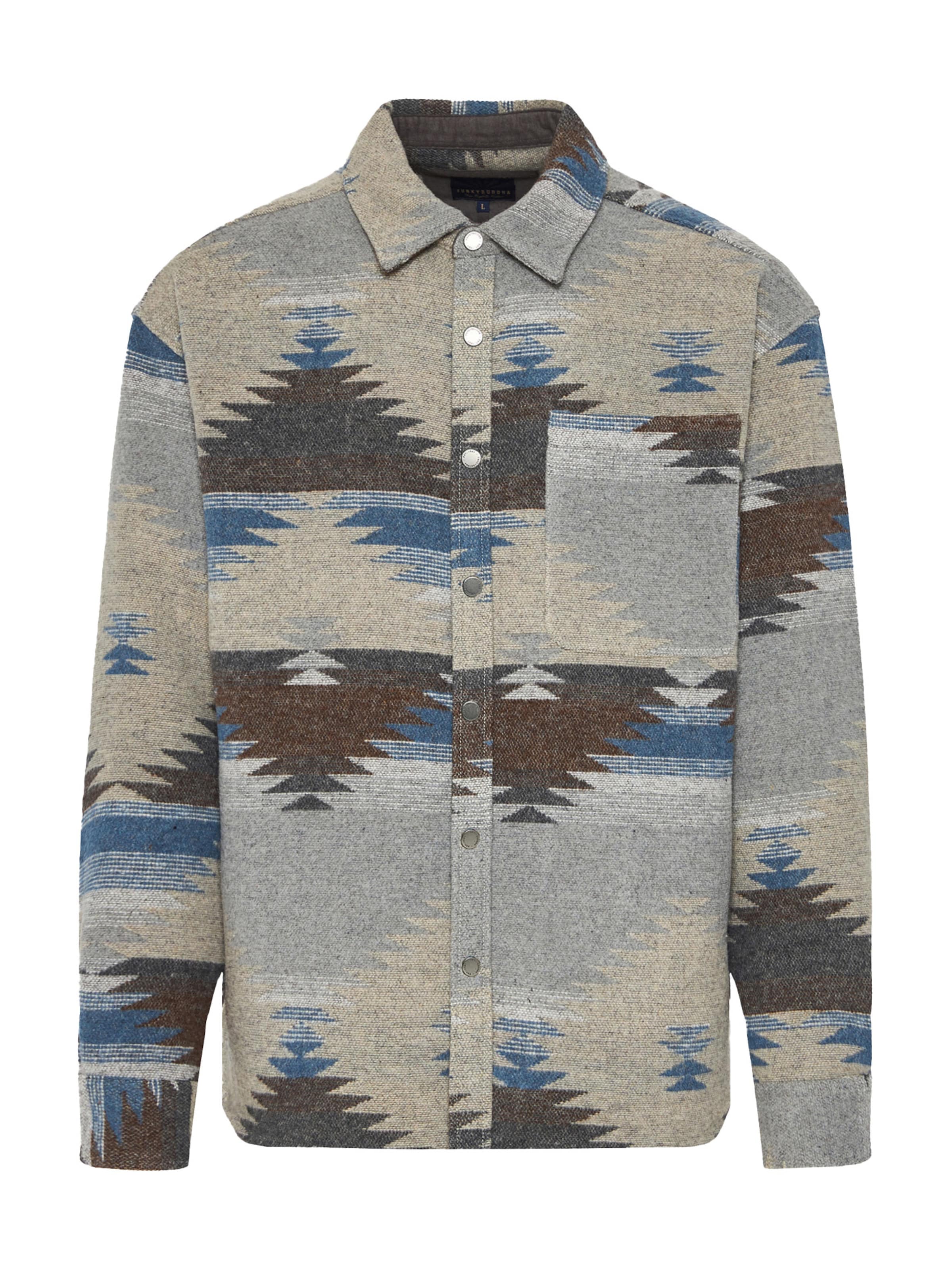 Giacca di mezza stagione di Funky Buddha in grigio: frontale