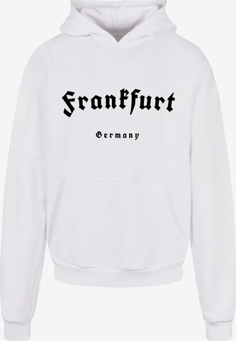 Felpa 'Frankfurt' di Merchcode in bianco: frontale