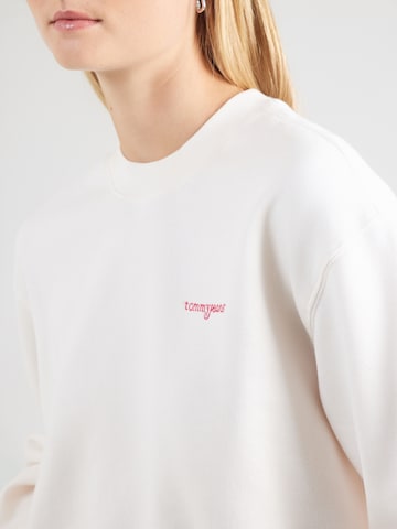 Tommy Jeans Μπλούζα φούτερ σε λευκό