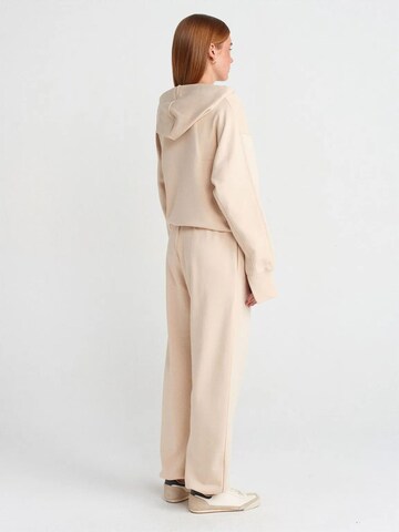 Dilvin Zvonové kalhoty Sportovní kalhoty 'Hose' – béžová