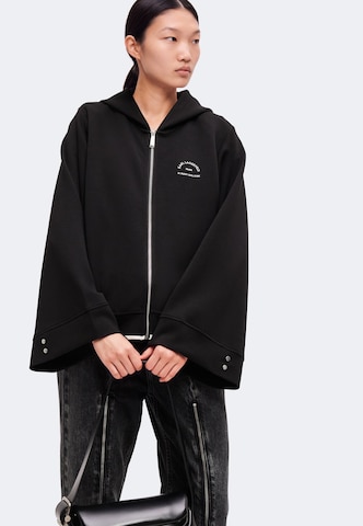 Karl Lagerfeld - Sudadera con cremallera en negro
