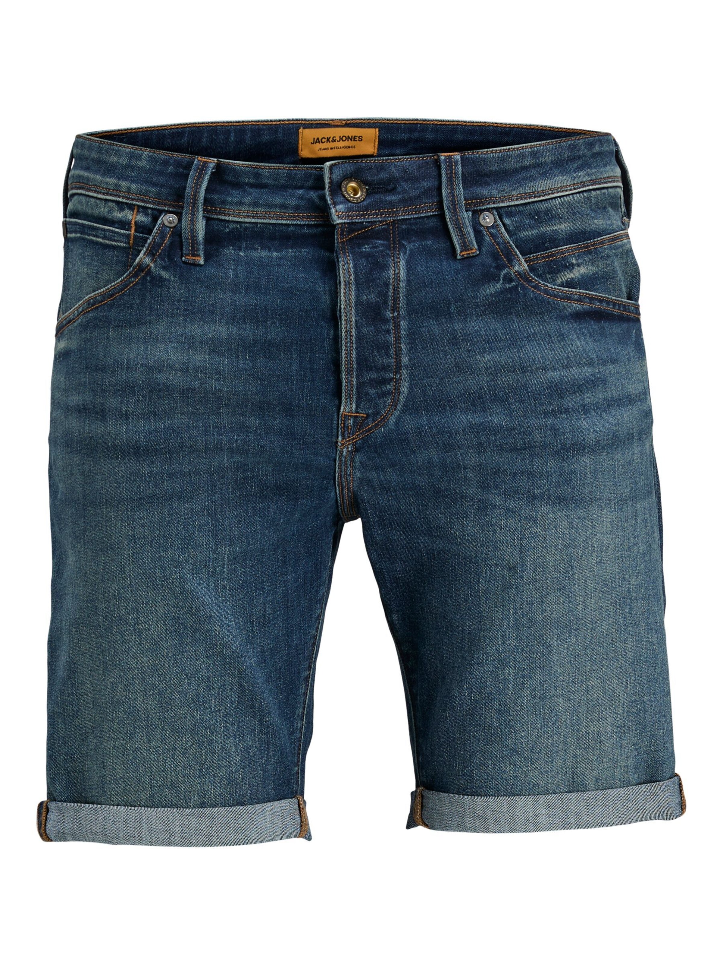 JACK & JONES Slimfit Shorts in Blau: Vorderseite