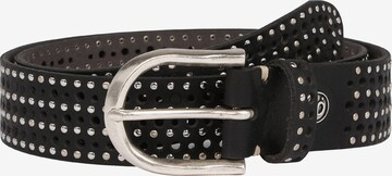 b.belt Handmade in Germany Belt in Black: front