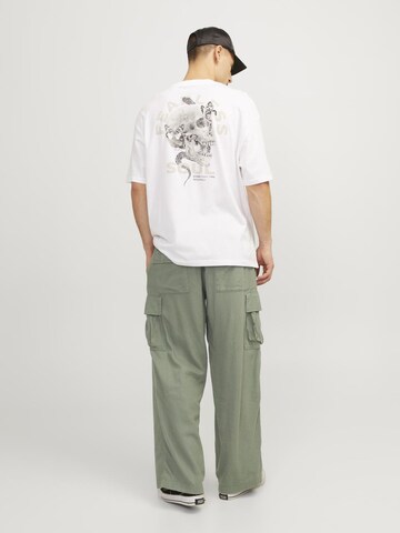 JACK & JONES Loosefit Cargobroek in Groen