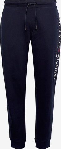 Tommy Hilfiger Big & Tall Tapered Pants in Blue: front