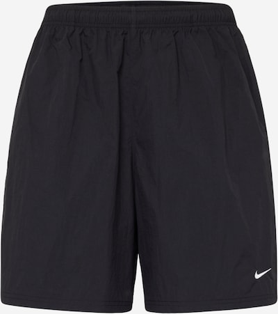Nike Sportswear Pantalon 'Solo Swoosh' en noir / blanc, Vue avec produit