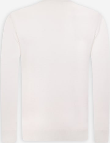 DENIM CULTURE Sweter 'GIANLUCA' w kolorze biały