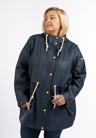 Schmuddelwedda Raincoat in Blue: front