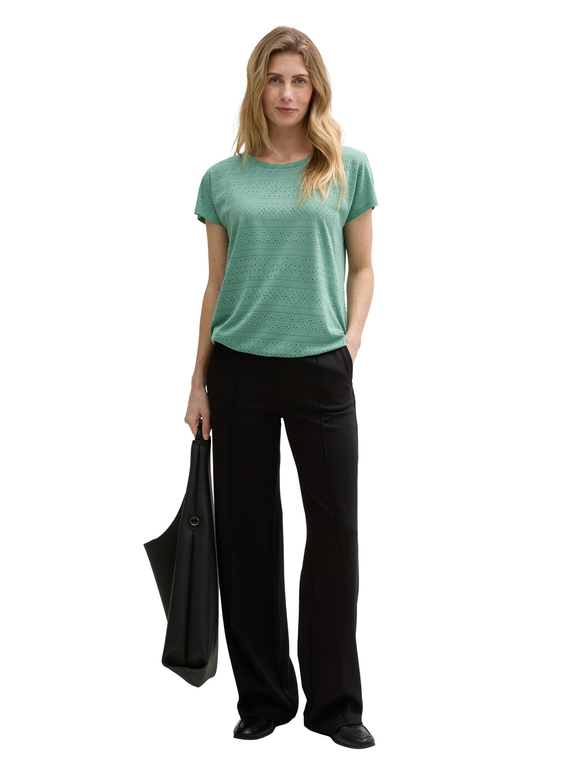 zaļš TOM TAILOR T-Krekls