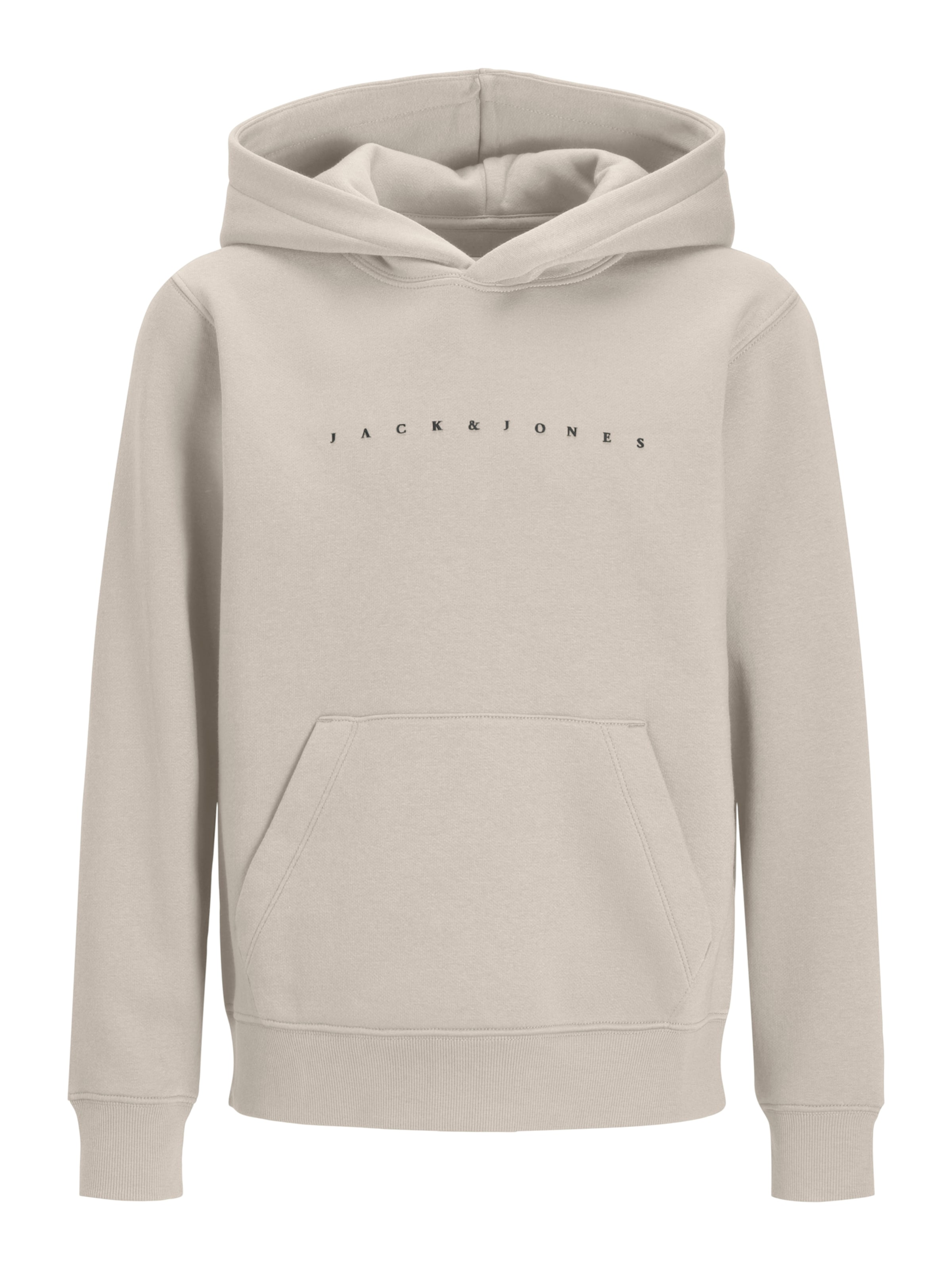 Jack & Jones Junior Суичър 'JJEStar' в бежово: отпред