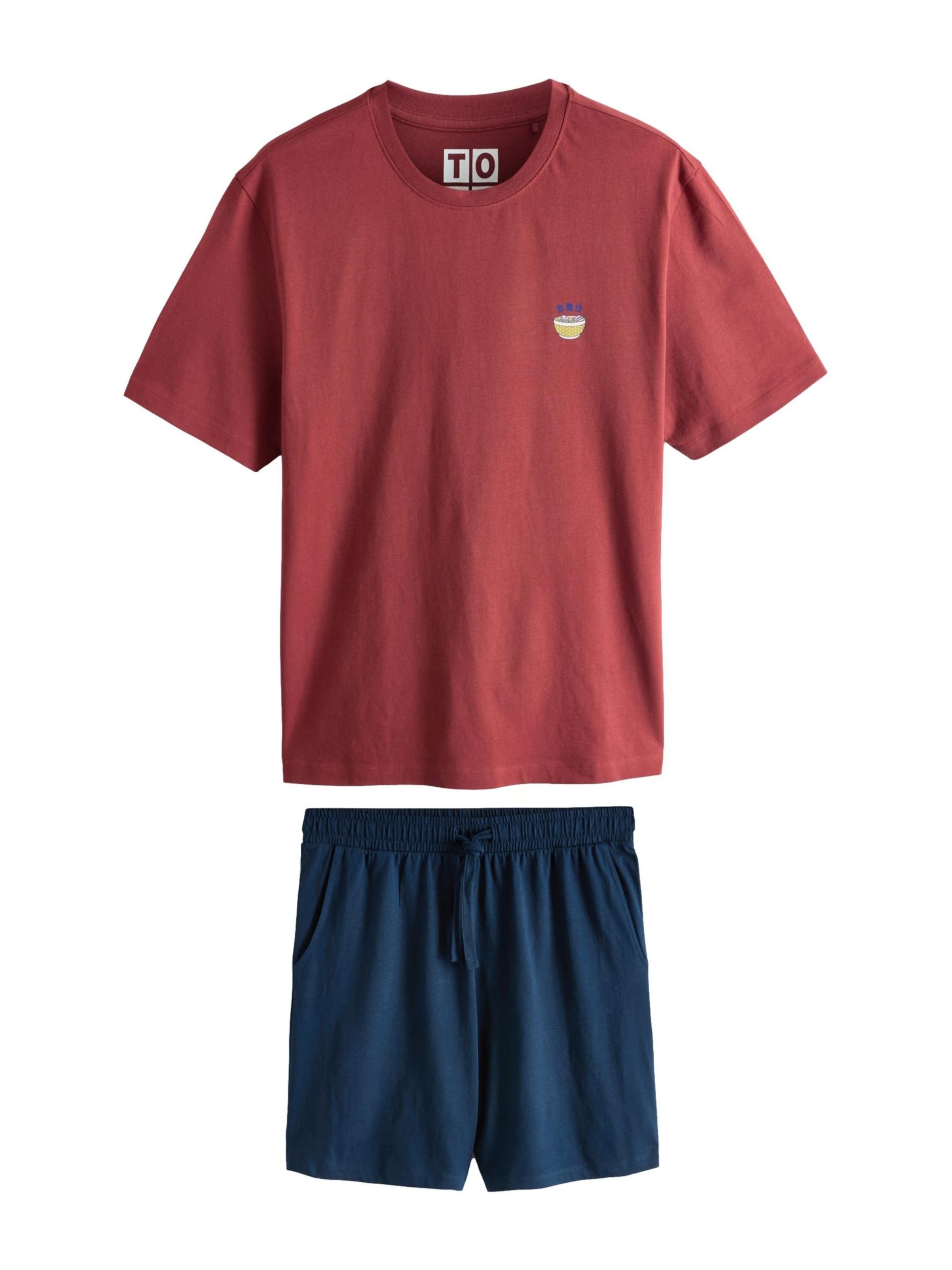 Next Pyjamas kort i blå: forside