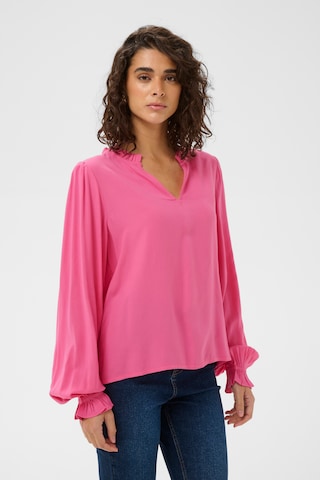 Kaffe Blouse 'Elly' in Pink: front