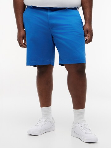 Tommy Hilfiger Big & Tall Normalny krój Chinosy 'DENTON ESS' w kolorze niebieski: przód