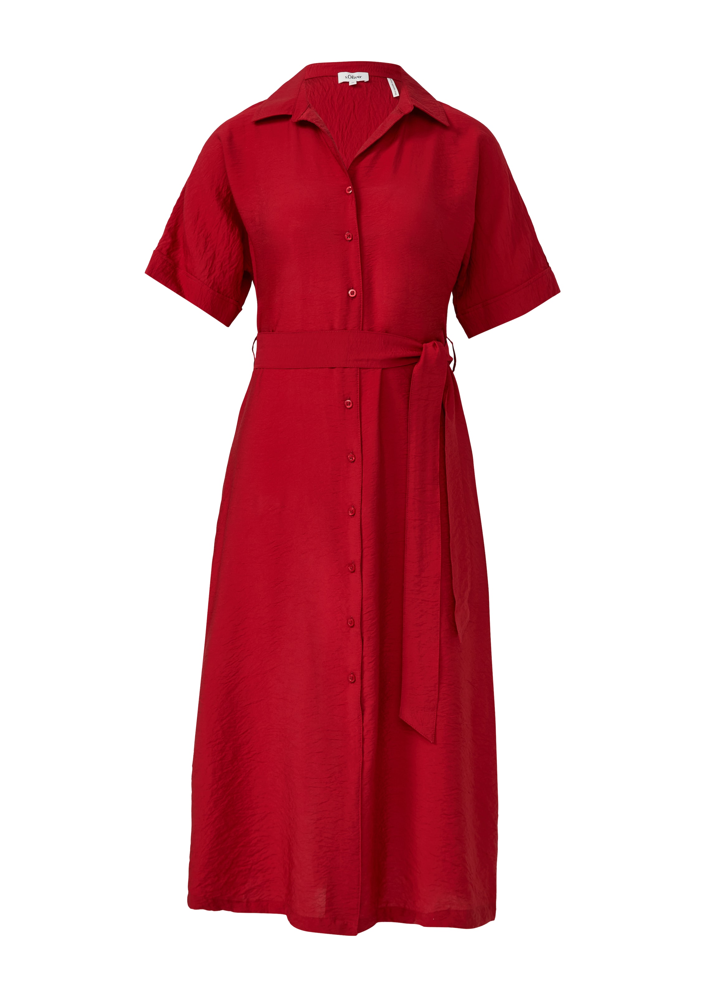 s.Oliver Blusenkleid in Rot: Vorderseite